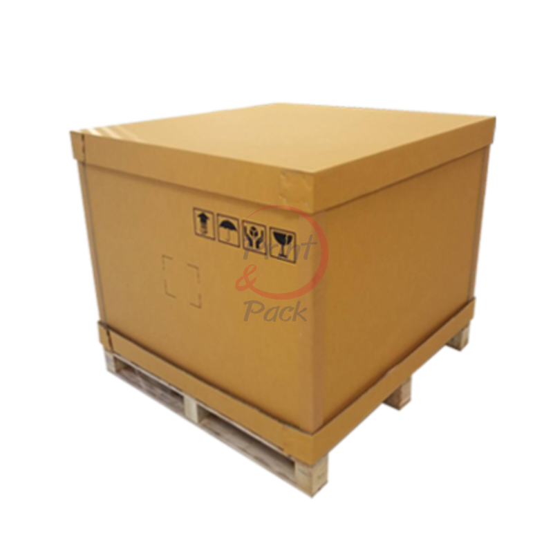 PAPER BOX WITH WOODEN PALLET